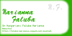 marianna faluba business card